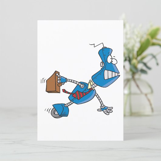 Robot Business Führungskraft Einladung