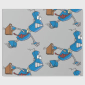 Robot Business Führungskraft Geschenkpapier (Flach)