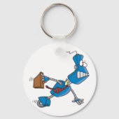 Robot Business Führungskraft Schlüsselanhänger (Vorderseite)