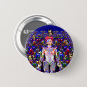 Robot Butterfly Button (Vorne & Hinten)