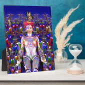 Robot Butterfly Fotoplatte (Seite)