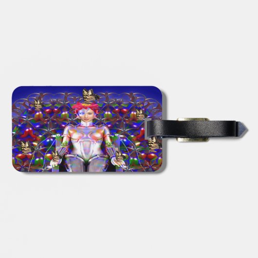 Robot Butterfly Gepäckträger Gepäckanhänger (Rückseite horizontal)