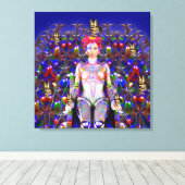 Robot Butterfly Leinwanddruck (Insitu (Holzboden))