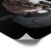 Robot Cat Vacuum Cleaner Feline Animal Niedlich Ca Poster (Ecke)