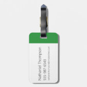 Robot Chicken Character Logo Gepäckanhänger (Rückseite vertikal)