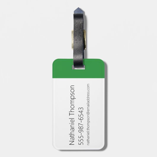 Robot Chicken Character Logo Gepäckanhänger (Rückseite vertikal)