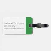 Robot Chicken Character Logo Gepäckanhänger (Rückseite horizontal)