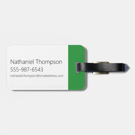 Robot Chicken Character Logo Gepäckanhänger (Rückseite horizontal)