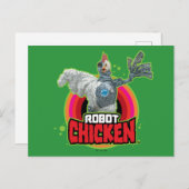 Robot Chicken Character Logo Postkarte (Vorne/Hinten)