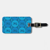 Robot Chicken Circle Pattern Gepäckanhänger (Vorderseite horizontal)