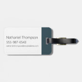 Robot Chicken Logo Gepäckanhänger (Rückseite horizontal)