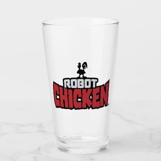Robot Chicken Logo Glas (Vorderseite)
