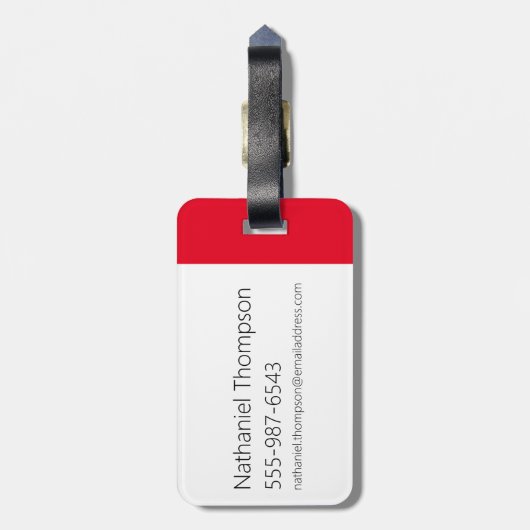 Robot Chicken Nerd Unicorn Graphic Gepäckanhänger (Rückseite vertikal)