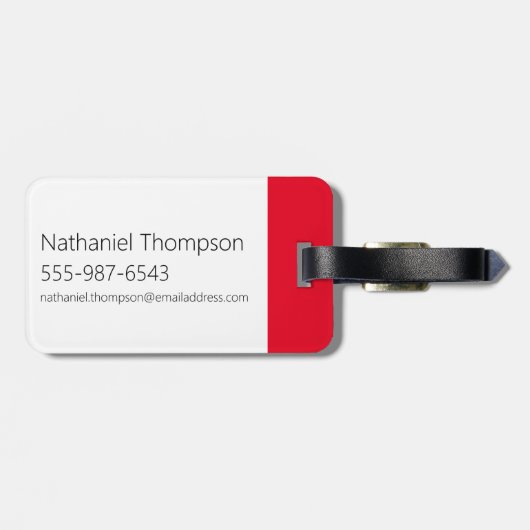 Robot Chicken Nerd Unicorn Graphic Gepäckanhänger (Rückseite horizontal)