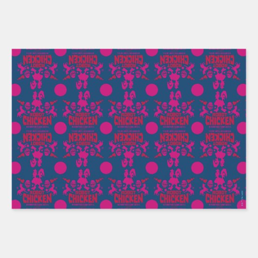 Robot Chicken Nerd Unicorn Graphic Geschenkpapier Set (Vorderseite)