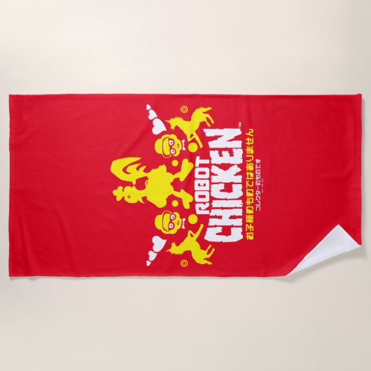 Robot Chicken Nerd Unicorn Graphic Strandtuch (Vorderseite)