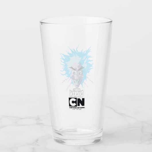 Robot Chicken Scientist Head Graphic Glas (Rückseite)