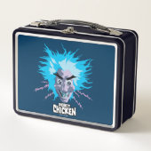 Robot Chicken Scientist Head Graphic Metall Brotdose (Vorderseite)