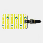 Robot Chicken Stripe Pattern Gepäckanhänger (Vorderseite horizontal)