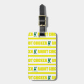 Robot Chicken Stripe Pattern Gepäckanhänger (Vorderseite vertikal)