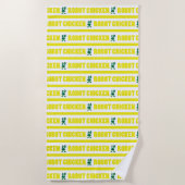 Robot Chicken Stripe Pattern Strandtuch (Vorderseite)