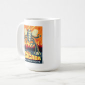 Robot Cicada Kaffeetasse (Vorderseite Links)