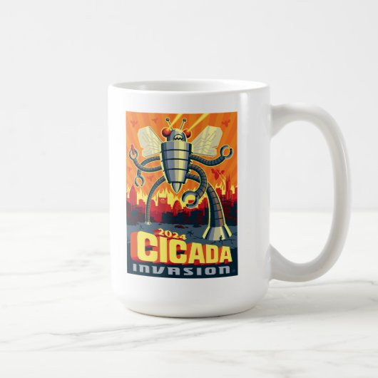 Robot Cicada Kaffeetasse (Rechts)