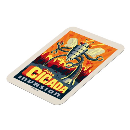 Robot Cicada Magnet (Linke Seite)