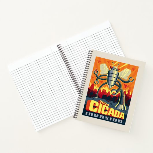 Robot Cicada Notizblock (Innenseite)