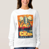 Robot Cicada Sweatshirt (Vorderseite)