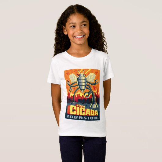 Robot Cicada T-Shirt (Vorne ganz)