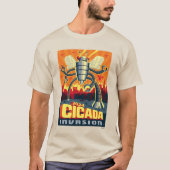 Robot Cicada T-Shirt (Vorderseite)