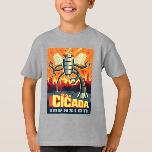 Robot Cicada T-Shirt (Vorderseite)