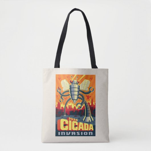 Robot Cicada Tasche (Vorderseite)