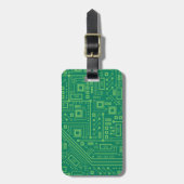Robot Circuit Board Gepäckanhänger (Vorderseite vertikal)