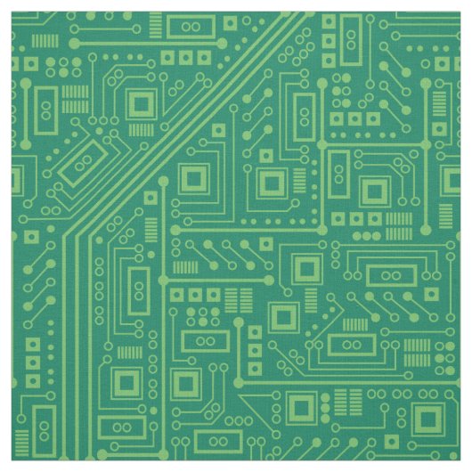 Robot Circuit Board Stoff (Muster)
