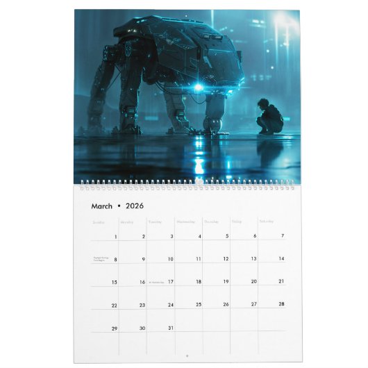 Robot Companies Kalender (Mär 2026)