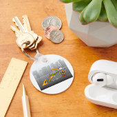 Robot Construction Worker Schlüsselanhänger