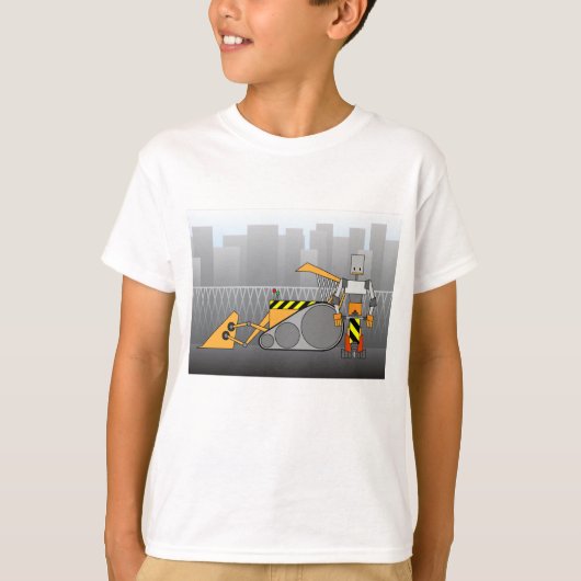 Robot Construction Worker T-Shirt (Vorderseite)