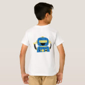 Robot Custom T-Shirt (Schwarz voll)
