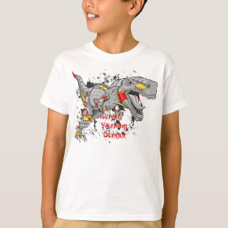 Robot Cyborg Tyrannosaurus Dinosaurier Shirt