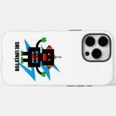 ROBOT DESIGN IPHONE CASE (Rückseite (Horizontal))