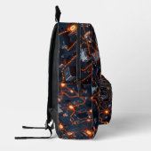 Robot Design Rucksack – Trendige Tech Style Tasche (Links)