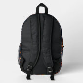 Robot Design Rucksack – Trendige Tech Style Tasche (Rückseite)