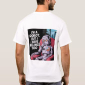 Robot Design Tshirt (Rückseite)