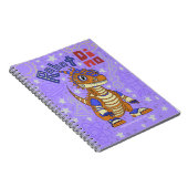 Robot Dino Spiral Notebook Notizblock (Rechte Seite)