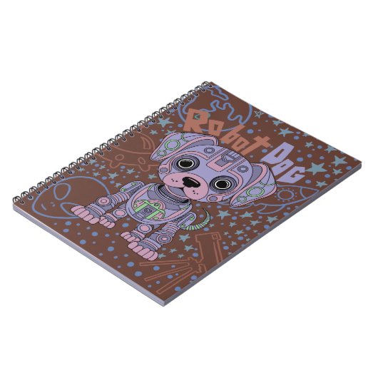 Robot Dog-Notebook Notizblock (Linke Seite)