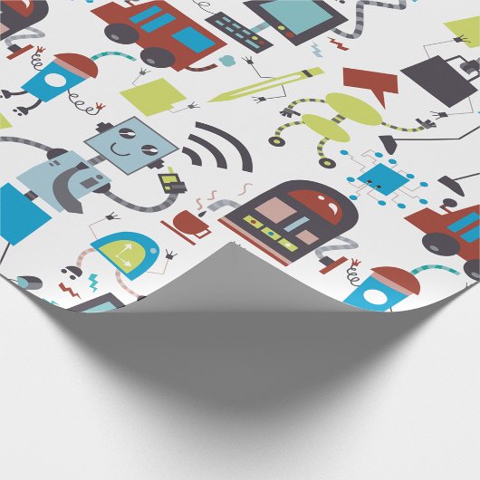 Robot Doodles Geschenkpapier