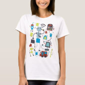Robot Doodles T-Shirt (Vorderseite)