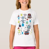 Robot Doodles T-Shirt (Vorderseite)
